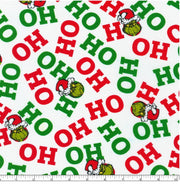 Christmas Bandana |  XMAS Bandana | Holiday Bandana | Grinch | HO HO HO