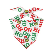 Christmas Bandana |  XMAS Bandana | Holiday Bandana | Grinch | HO HO HO