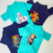 Punk Brats Dog Tee- Striped