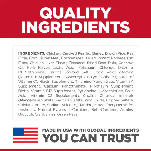 Hill's Science Diet Adult Perfect Weight Large Breed Dry Dog Food, Chicken Recipe Bag (25lb) 