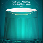 Elevated and Tilted Cat Food Bowl 