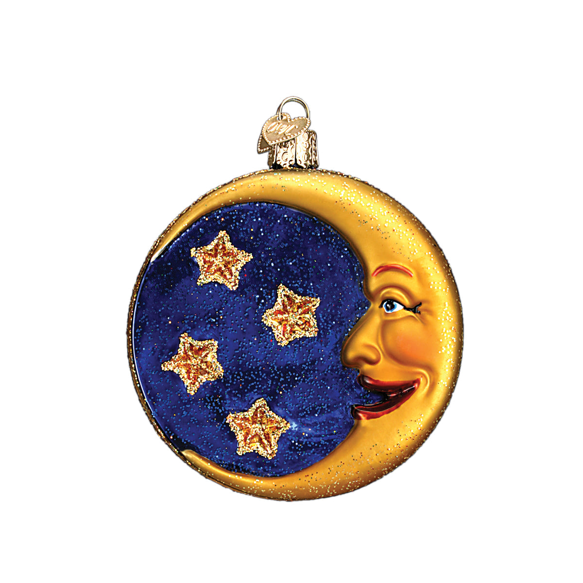 Owl In Moon Ornament - Southlake Paws