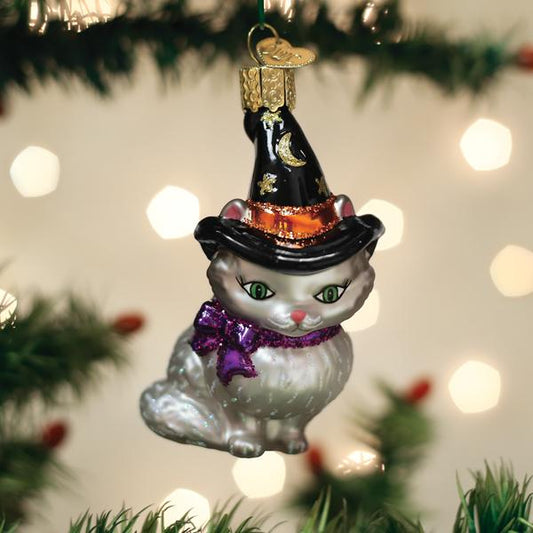 Witch Kitten Ornament - Southlake Paws