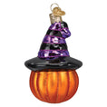 Load image into Gallery viewer, Witch Pumpkin Ornament - Southlake Paws
