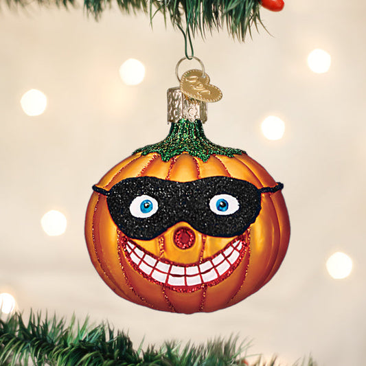 Masked Jolly Jack O'lantern Ornament - Southlake Paws