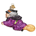 Load image into Gallery viewer, Witch On Broomstick Ornament - Southlake Paws
