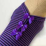 Sweet Dreams Dog Pajamas- Purple Striped