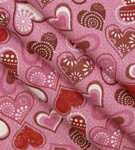 Valentine Bandana | Valentines Day Bandana | Dog Bandana | Pink Sparkle - Southlake Paws