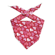 Valentine Bandana | Valentines Day Bandana | Dog Bandana |  Red Sparkle