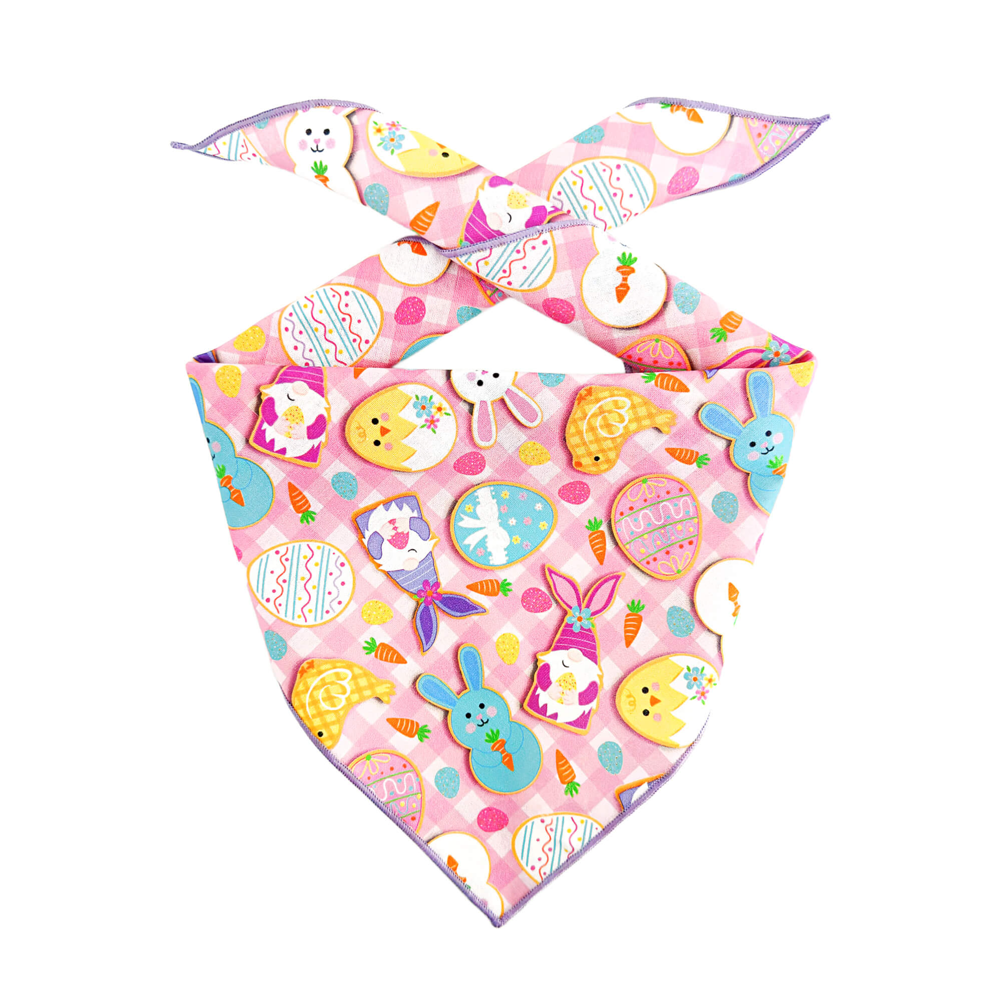 Easter Bandana, Egg Bandana, Spring Bandana, Tie Dog Bandana | Gnomes | Dog Bandana - Southlake Paws