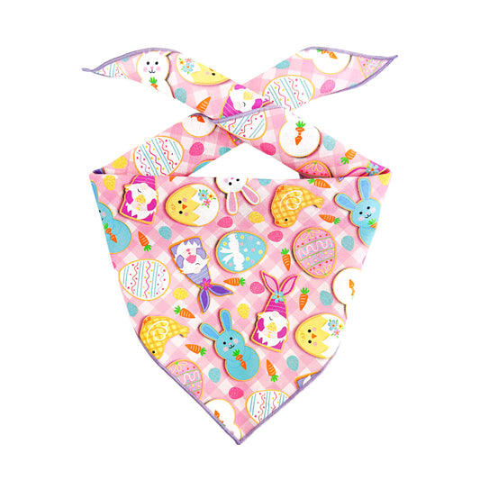 Easter Bandana, Egg Bandana, Spring Bandana, Tie Dog Bandana | Gnomes | Dog Bandana - Southlake Paws