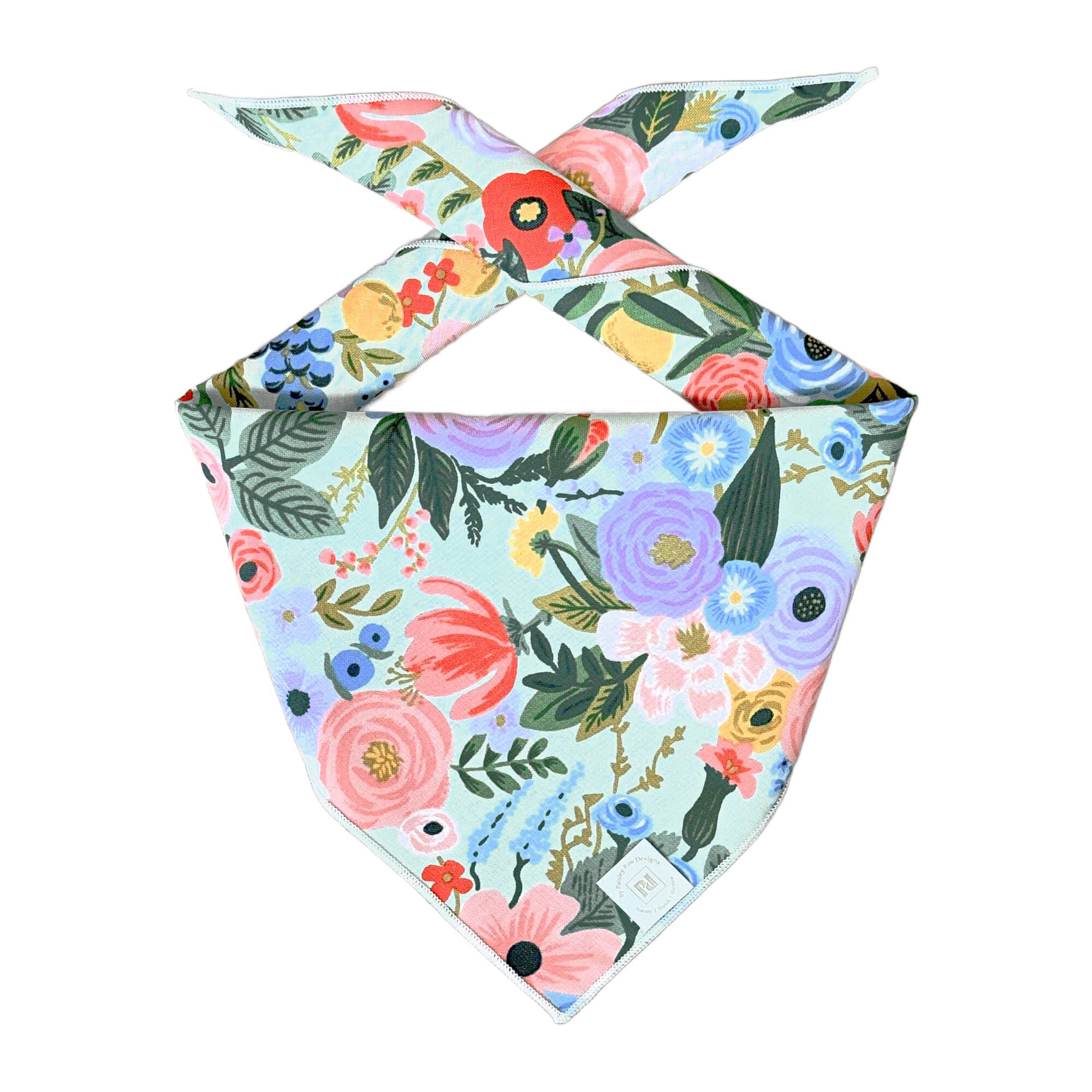 Spring Bandana, Flower Bandana, Tie Dog Bandana by Rifle Paper Co | Dog Bandana - Southlake Paws