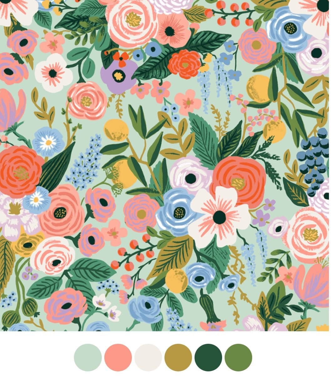 Spring Bandana, Flower Bandana, Tie Dog Bandana by Rifle Paper Co | Dog Bandana - Southlake Paws