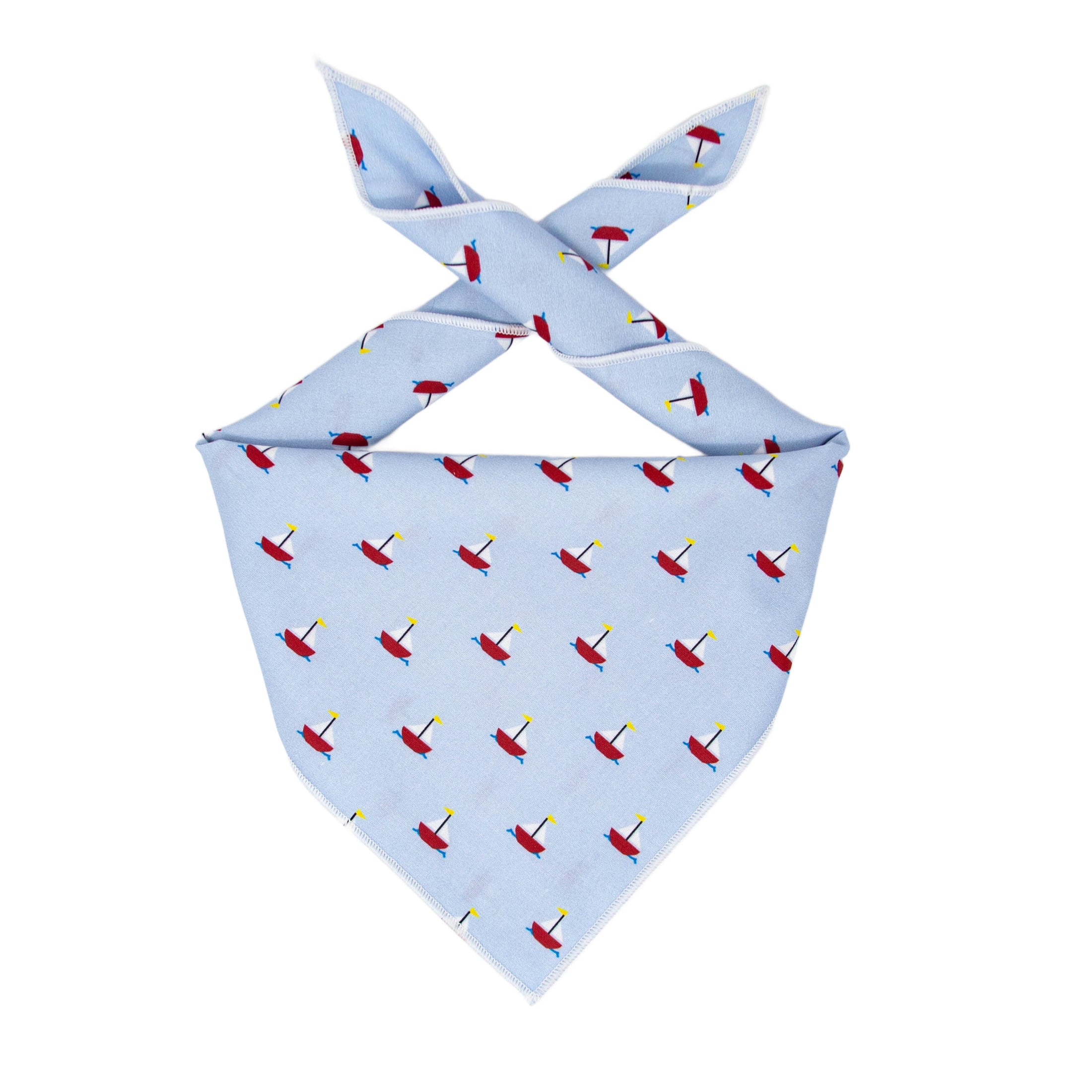 Nautical Bandana | Sailboat Bandana | Summer Bandana | Beach Bandana | Boating Bandana | Lake Dog Bandana - Southlake Paws