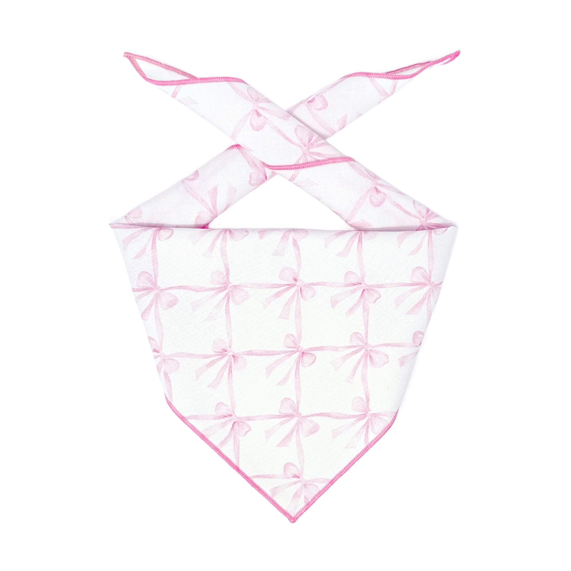 Spring, Spring Dog Bandana, Floral Bandana, Flower Bandana, Summer Bandana | Pink Bows | Mothers Day - Southlake Paws