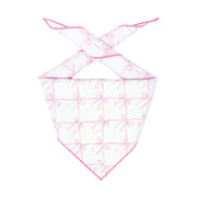 Spring, Spring Dog Bandana, Floral Bandana, Flower Bandana, Summer Bandana | Pink Bows | Mothers Day