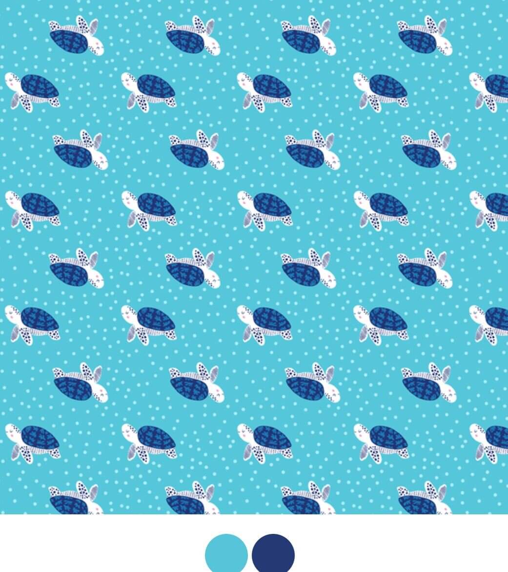 Nautical Bandana | Beach Bandana | Summer Bandana |  Lake | Dog Bandana | Sea Turtle - Southlake Paws