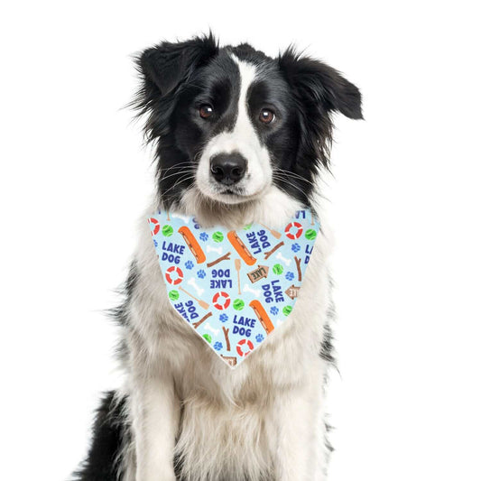 Summer Bandana | Nautical Bandana | Camping | Beach | Lake | Dog Bandana - Southlake Paws