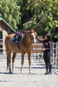 Load image into Gallery viewer, Jump Saddle Pad | Green- Black & White
