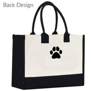 Tote Bag | 10 oz. Canvas Tote |  | 2 PC Dog Tote | Dog Lover Gift | RUNNING ERRANDS + Treat Dealer Small Bag