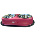 Load image into Gallery viewer, Izod Pet - Stainless Steel Double Feeder Bowl
