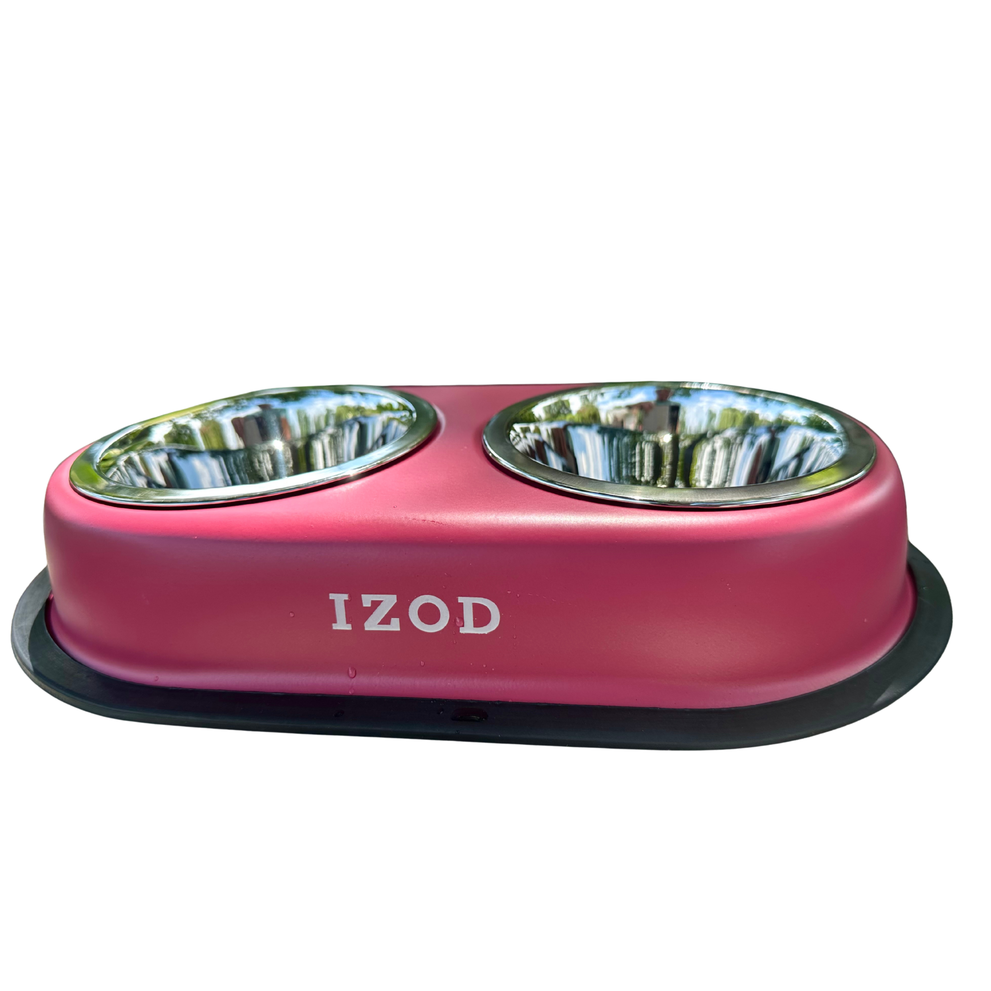 Izod Pet - Stainless Steel Double Feeder Bowl