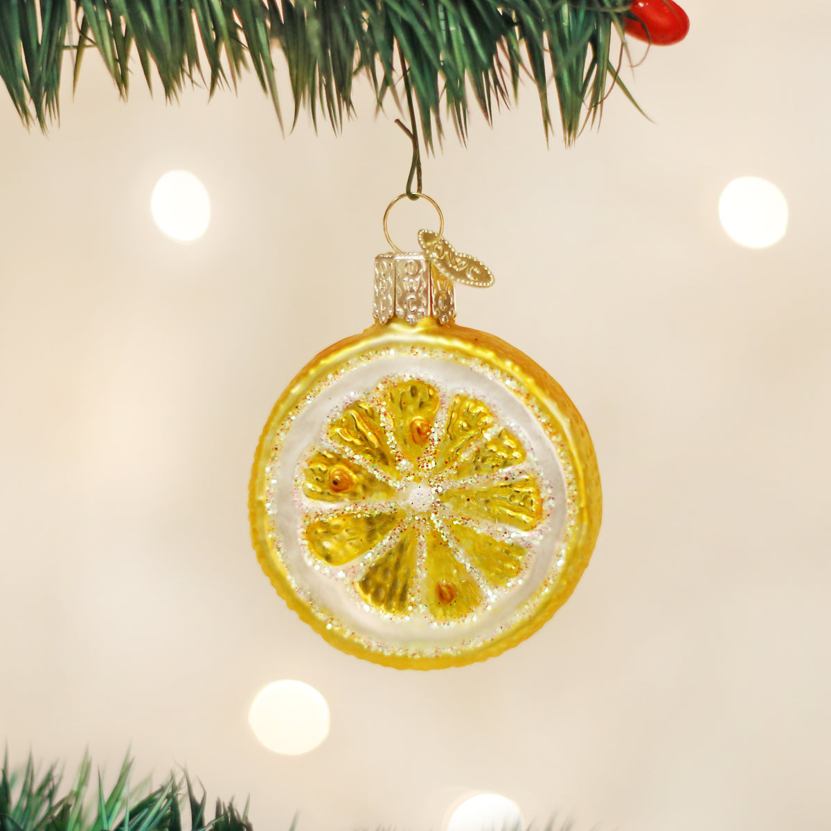 Lemon Slice Ornament - Southlake Paws