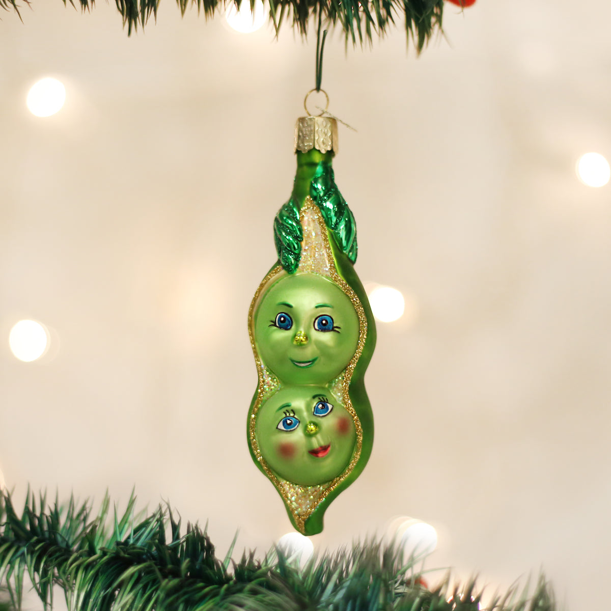 Two Peas In A Pod Ornament - Southlake Paws