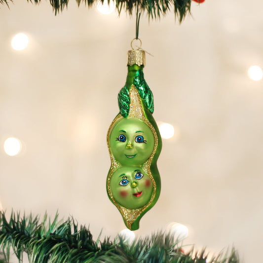 Two Peas In A Pod Ornament - Southlake Paws