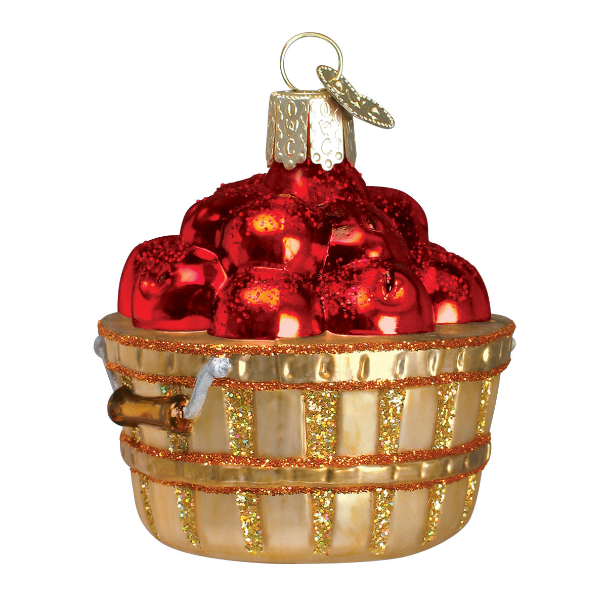 Apple Basket Ornament - Southlake Paws