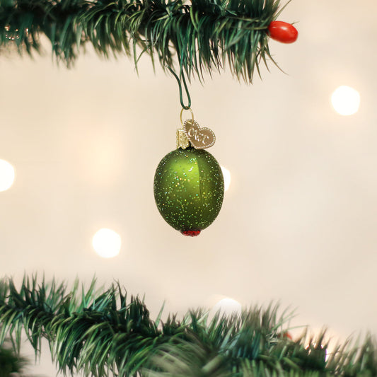 Stuffed Green Olive Ornament - Southlake Paws