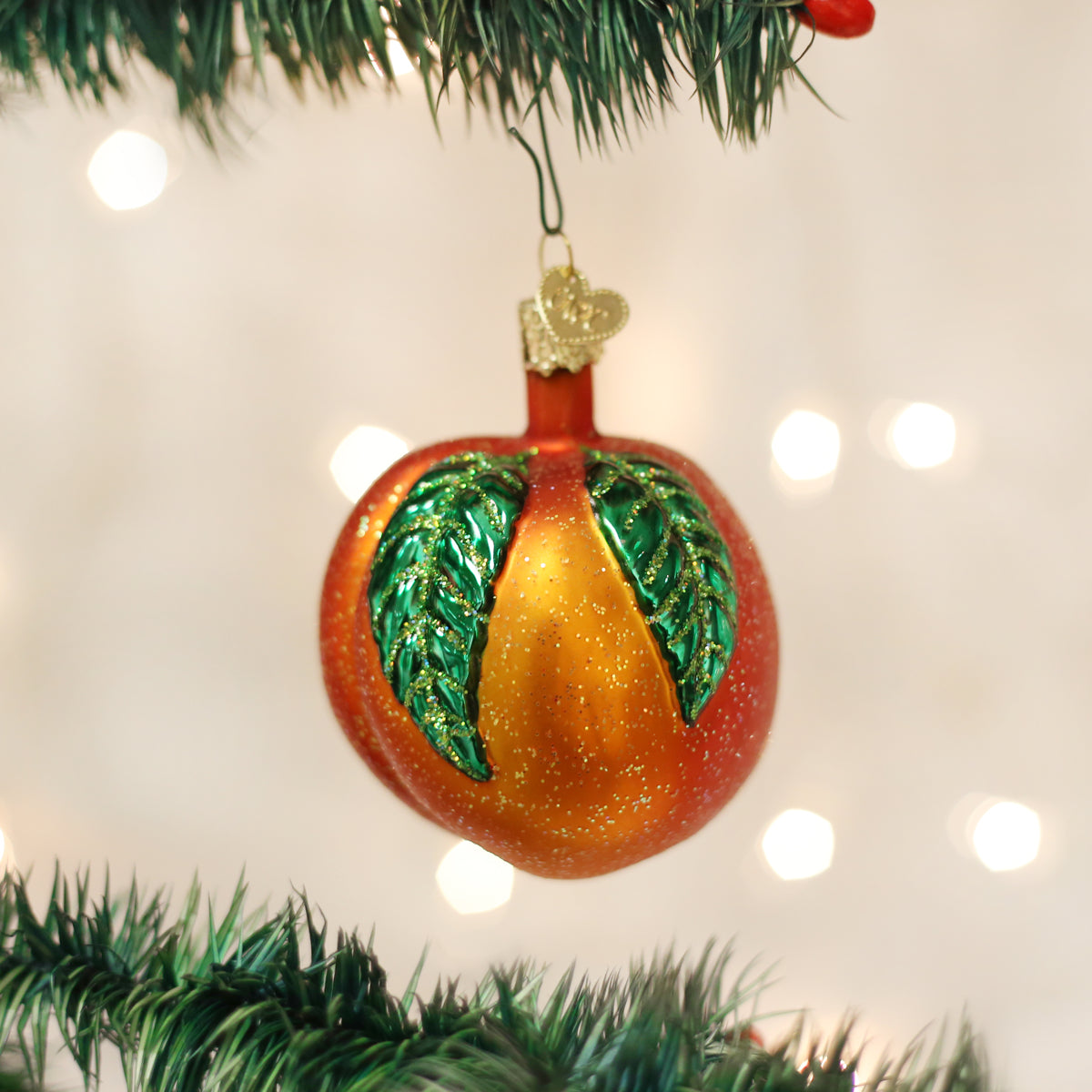 Peach Ornament - Southlake Paws