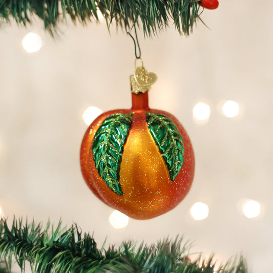 Peach Ornament - Southlake Paws