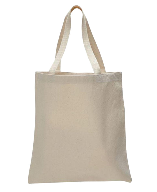 Tote Bag | Canvas Tote | WOVEN WEB HANDLES 12 oz Canvas |  Sunflower