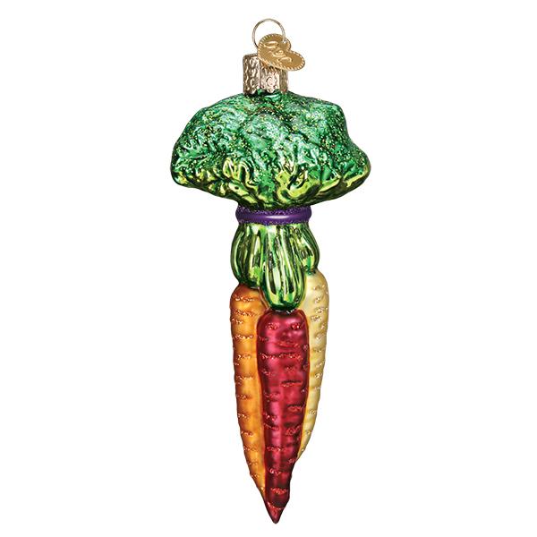 Rainbow Carrots Ornament - Southlake Paws