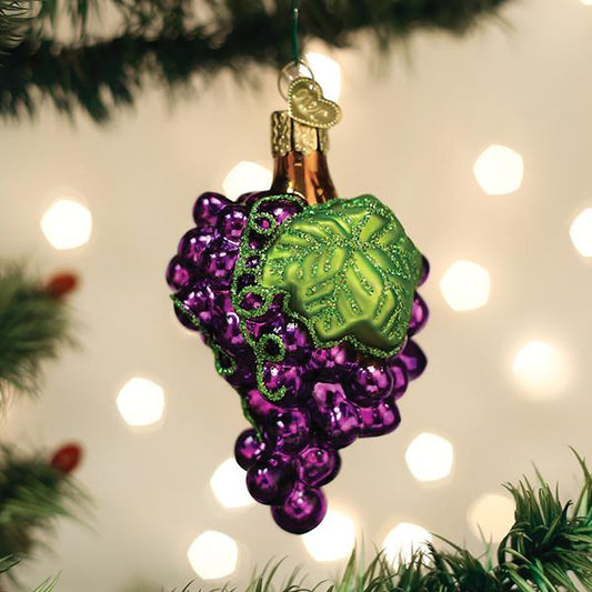 Grapes Ornament - Southlake Paws