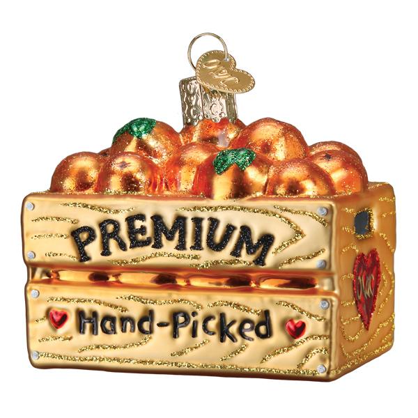 Crate Of Oranges Ornament - Southlake Paws