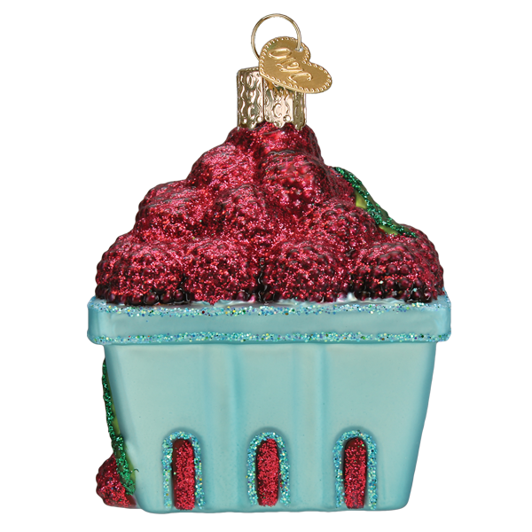 Carton Of Raspberries Ornament - Southlake Paws