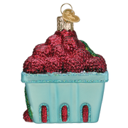 Carton Of Raspberries Ornament