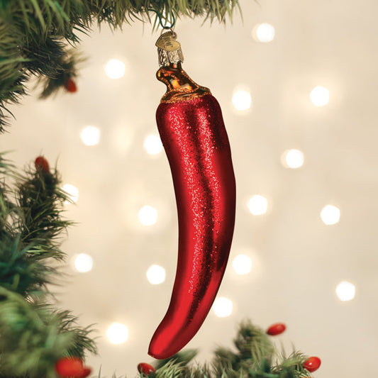 Red Chili Pepper Ornament - Southlake Paws