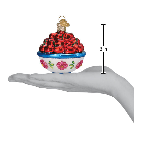 Bowl Of Cherries Ornament - Southlake Paws