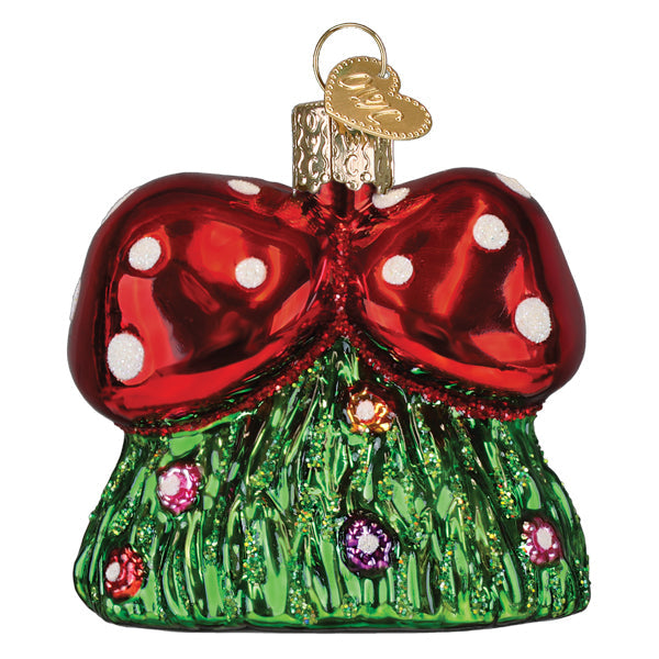 Happy Mushrooms Ornament - Southlake Paws