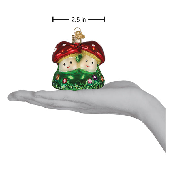 Happy Mushrooms Ornament - Southlake Paws
