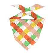 Fall Bandana | Halloween Dog Bandana | Thanksgiving | Plaid Bandana