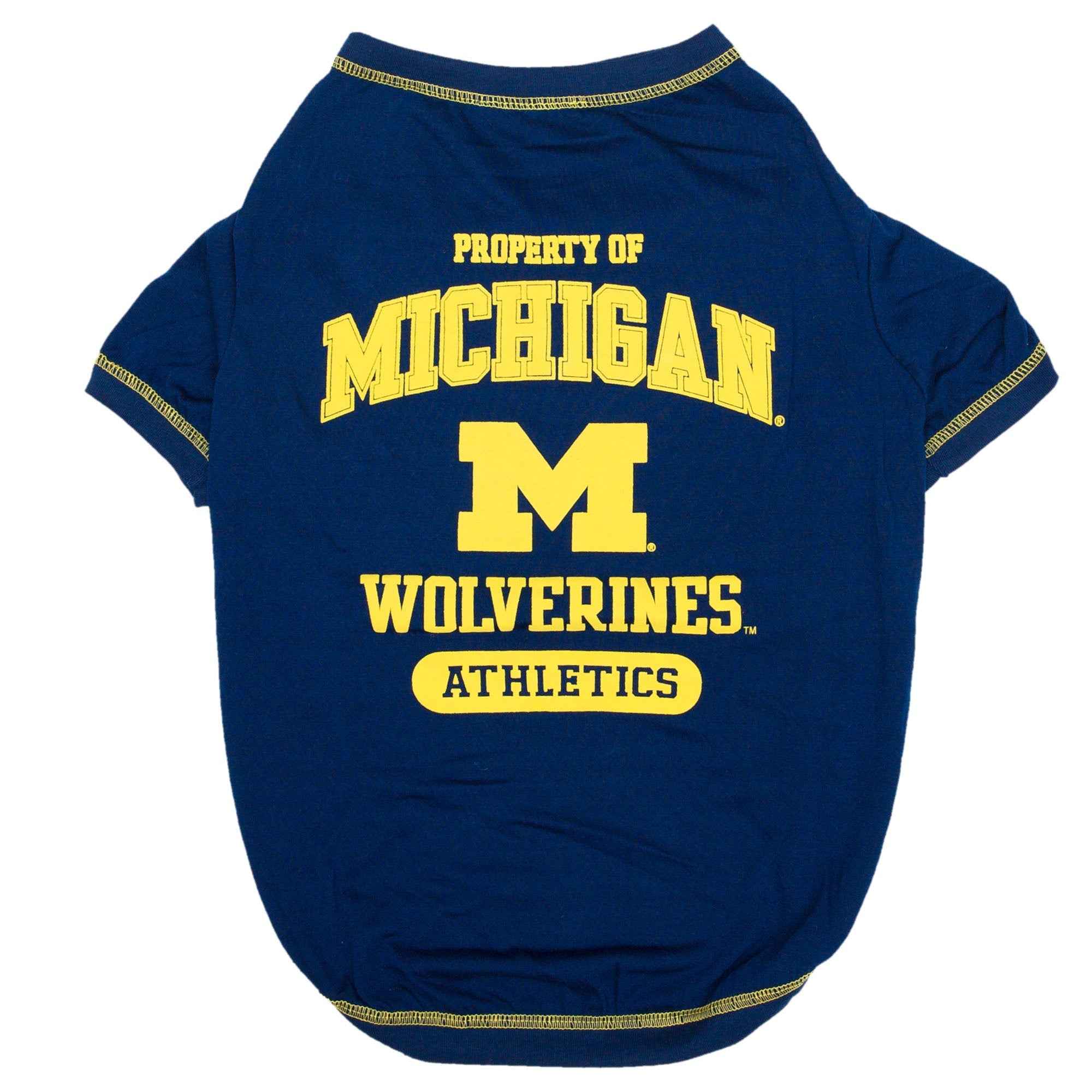 Michigan Wolverines Dog Shirt - College Pet Fan Apparel