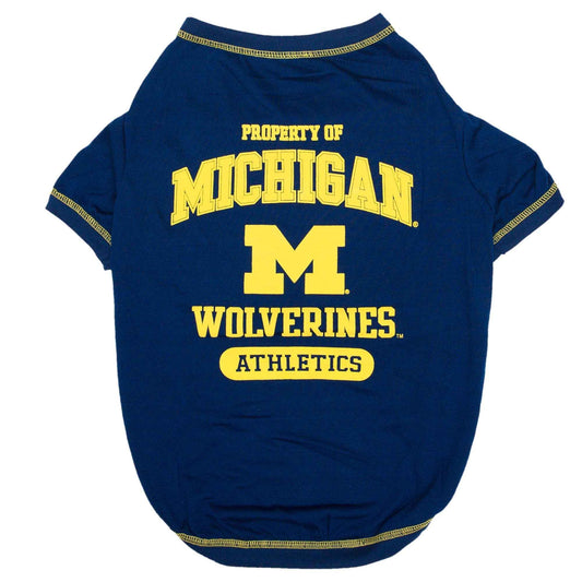 Michigan Wolverines Dog Shirt - College Pet Fan Apparel