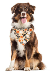 Fall Halloween Bandana | Fall Dog Bandana | Ghost, Pumpkins