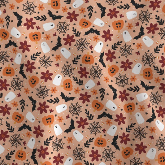 Halloween Bandana | Fall Dog Bandana | Ghost, Pumpkins BOHO Style - Southlake Paws