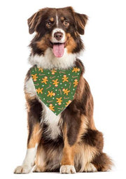 Gingerbread Holiday Pet Bandana