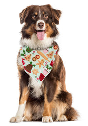 Christmas Bandana |  Xmas | Gingerbread Cookies | Dog Bandana
